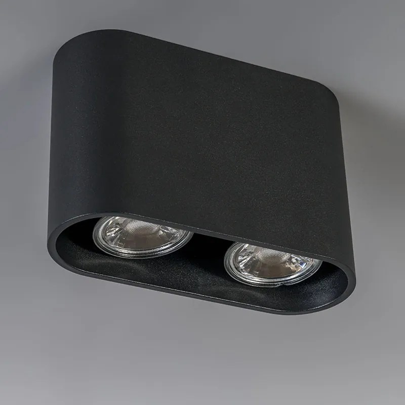 Faretto moderno nero - Ronda Duo