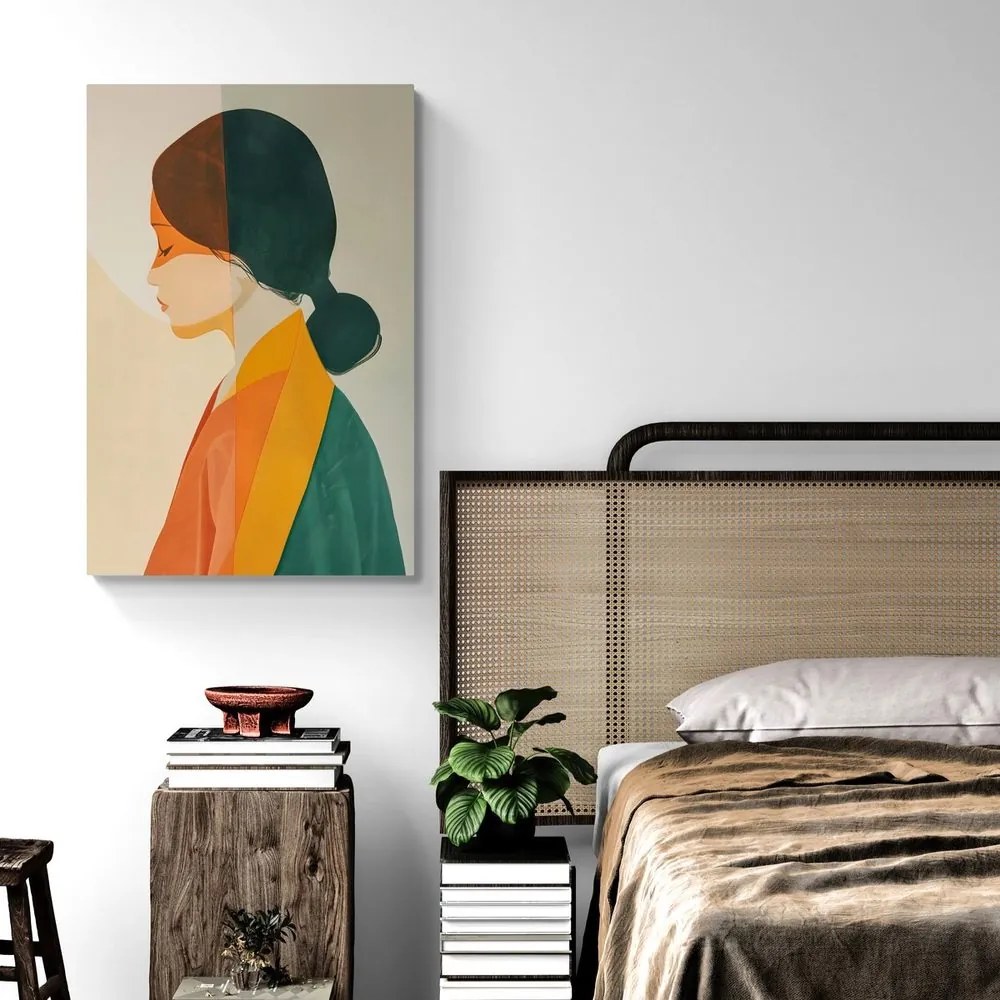 Quadro su tela – Japandi bellezza femminile