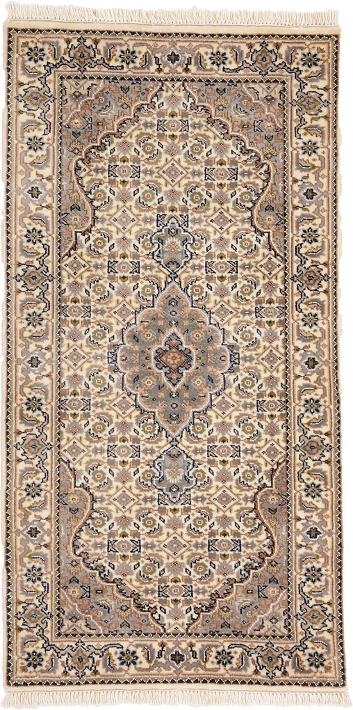 Tabriz Tappeto 70x140 (Indian) Annodato A Mano