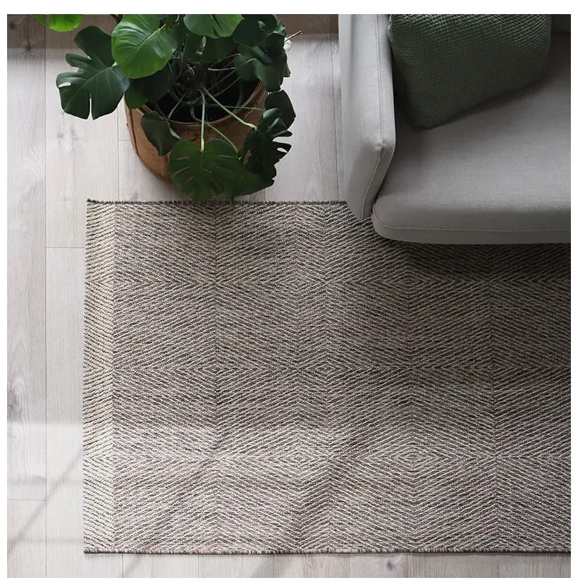 Tappeto marrone chiaro 120x170 cm Irineo - Nattiot