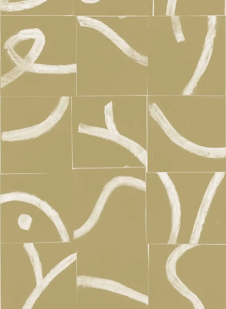 Coordonne Carta da parati Cubic Routes - Dune