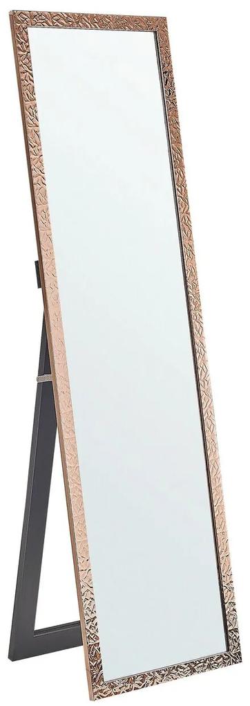 Specchio da terra rame 40 x 140 cm BRECEY Beliani