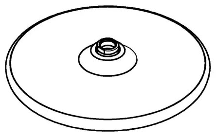 GROHE 26815000 - Soffione doccia VITALIO START O 250 mm cromo lucido