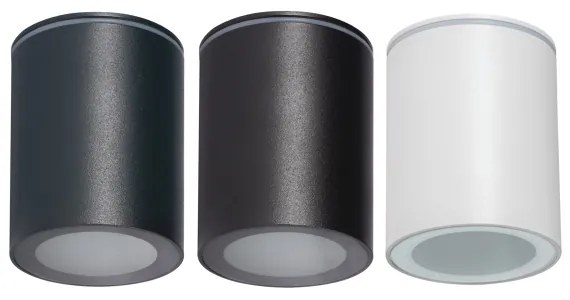 Kanlux 33361 - Luce Spot da esterno AQILO 1xGU10/7W/230V IP65 nero