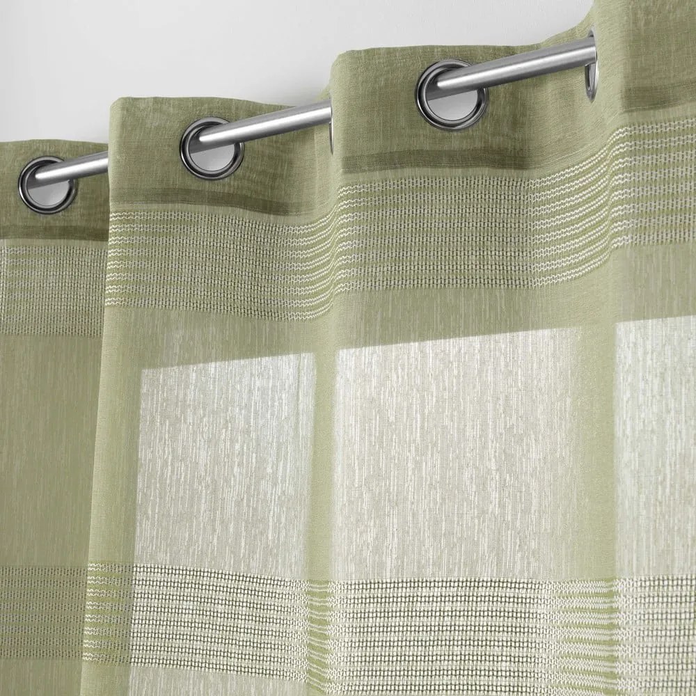 Tenda in voile kaki 140x280 cm Ajourela - douceur d'intérieur