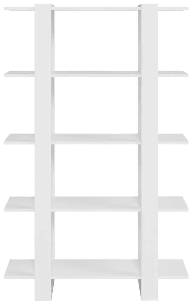 Libreria/divisorio bianco 100x30x160 cm