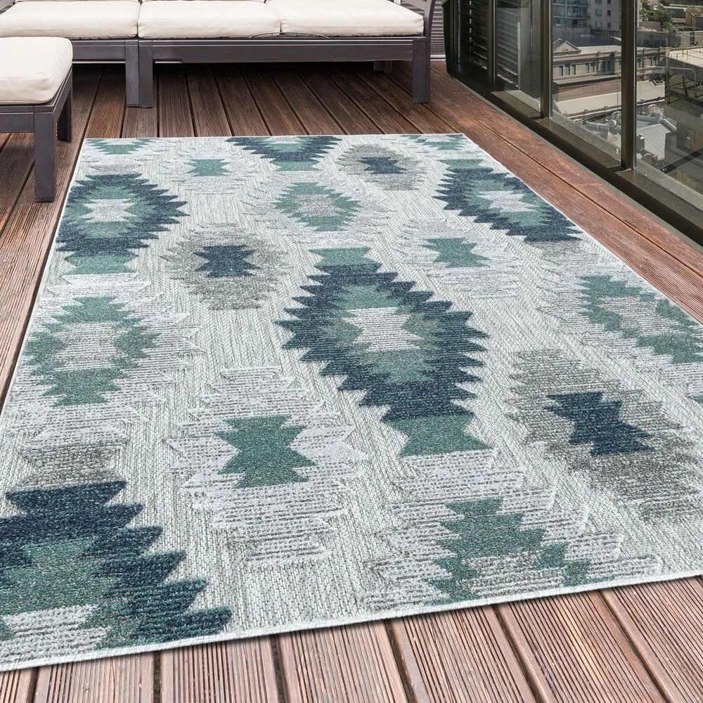 Tappeto blu per esterni 200x290 cm Bahama - Ayyildiz Carpets