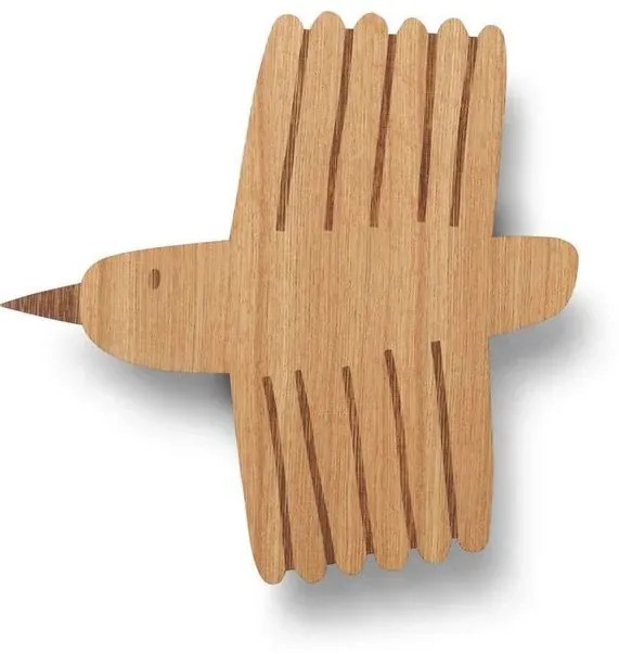 Bird Applique da Parete Oiled Oak - Ferm Living