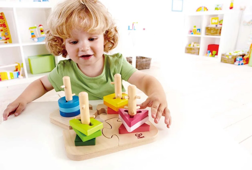 Puzzle creativo da impilare