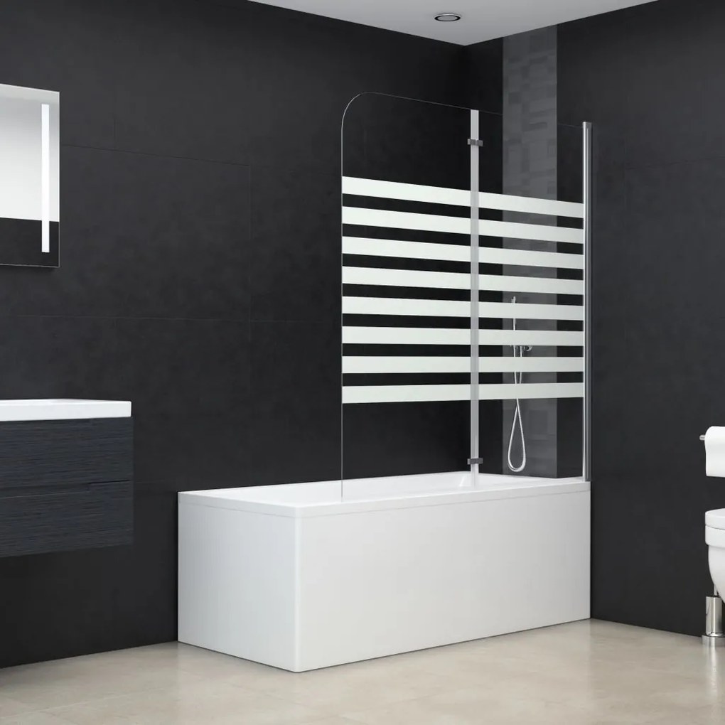 Cabina Da Bagno 120x140 Cm İn Vetro Temperato A Righe /