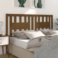 Testiera per Letto Miele 206x4x100 cm in Legno Massello di Pino cod 9881