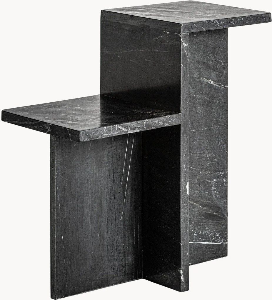 Tavolino in marmo Marquina