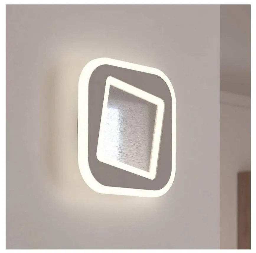 Eglo 901233 - Applique a LED MACCHIONI LED/12W/230V 4000K bianco