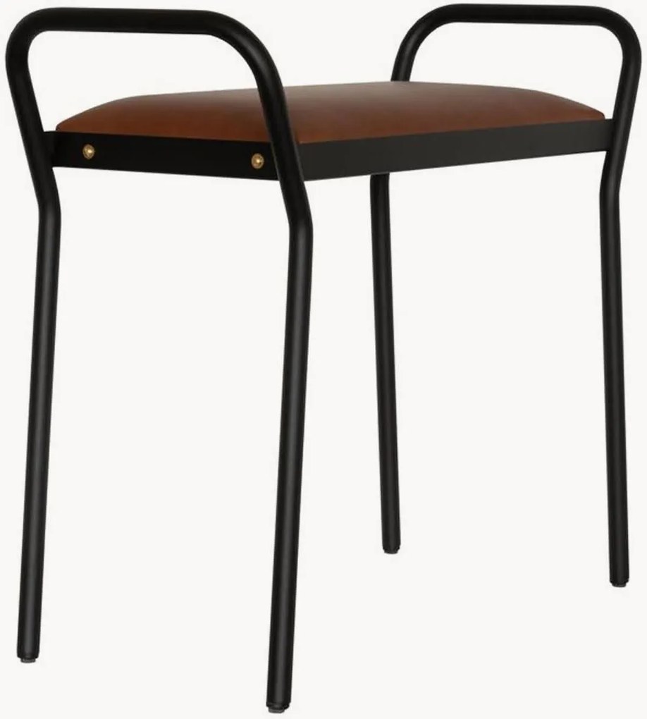 Sgabello imbottito in pelle Anyone