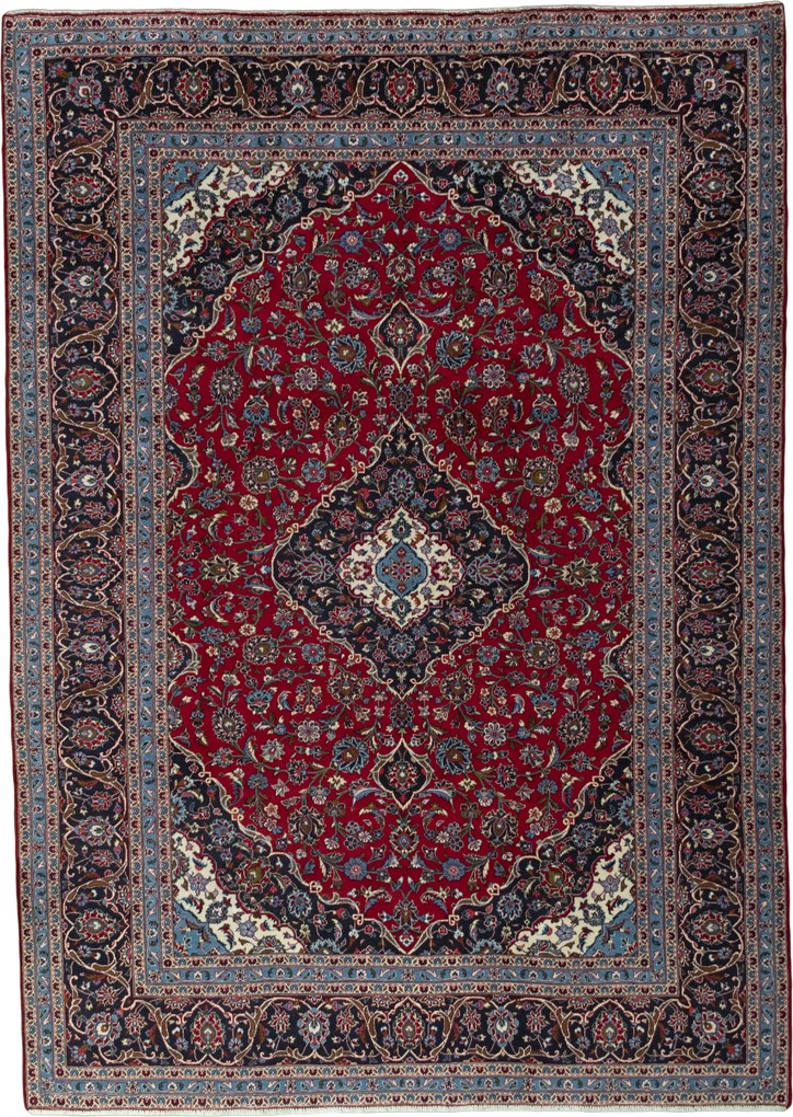 Kashan Tappeto persiano 250x350 Rosso (Iran) Annodato A Mano