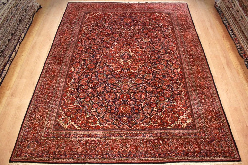 Kashan Tappeto persiano 400 x 310 (Iran) Annodato A Mano