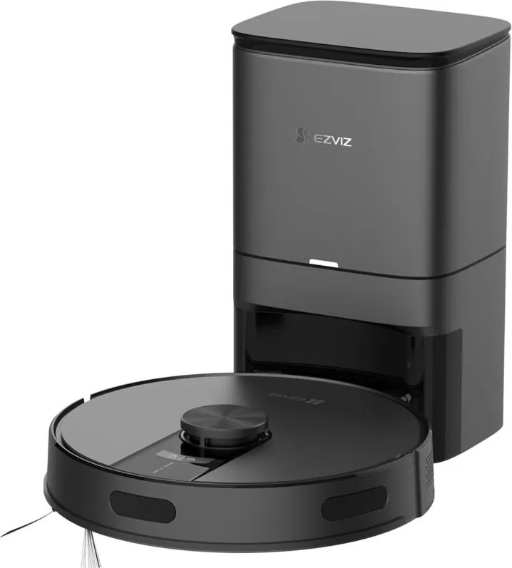 Robot aspirapolvere lavapavimenti connesso Nero RE4 Plus Ezviz