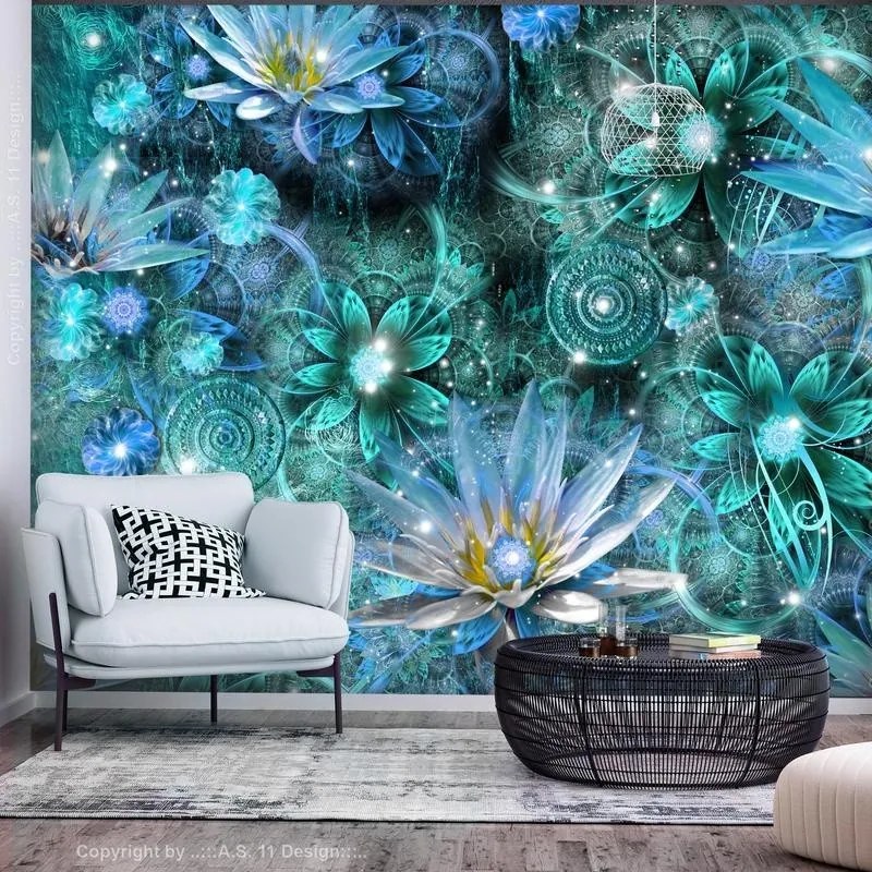 Fotomurale adesivo  Water Lilies  Larghezza x Altezza Home decor 147x105