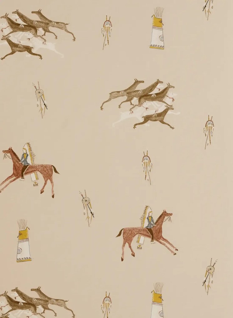 Andrew Martin Carta da parati Apache - Sienna