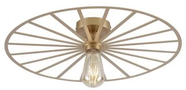 JUST LIGHT. 15636-60 - Plafoniera SPIKE 1xE27/40W/230V diametro 50 cm ottone