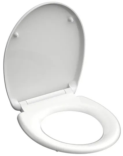 Schütte 82300-A - Sedile per WC BIANCO con chiusura SoftClose in Duroplast