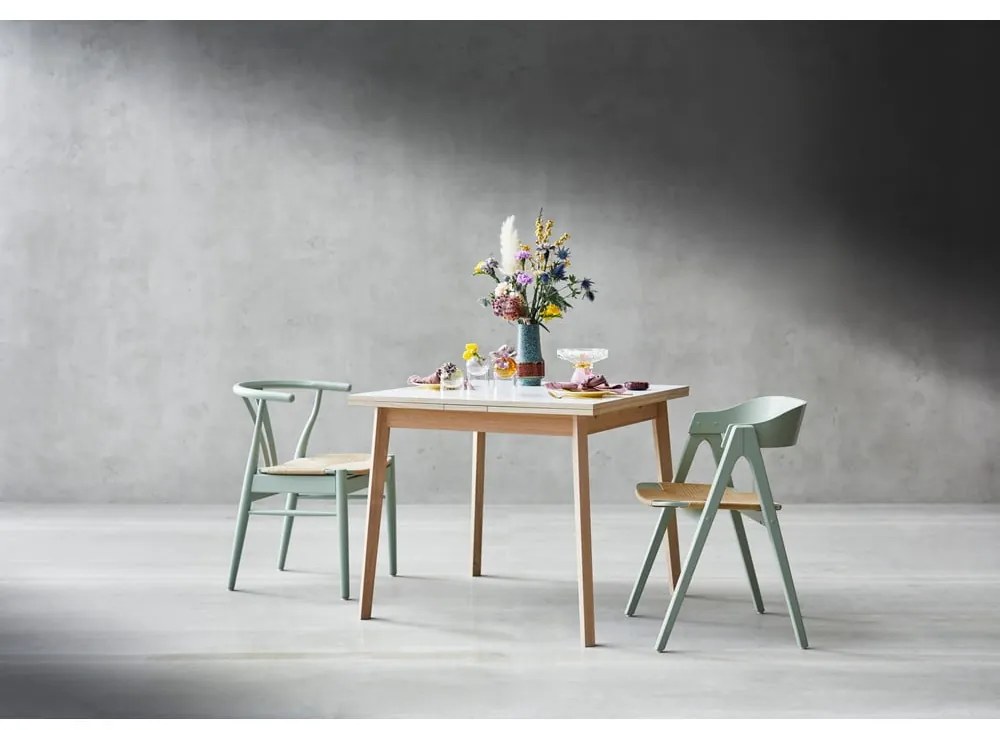 Tavolo da pranzo pieghevole con piano bianco Hammel , 90 x 90 cm Single - Hammel Furniture
