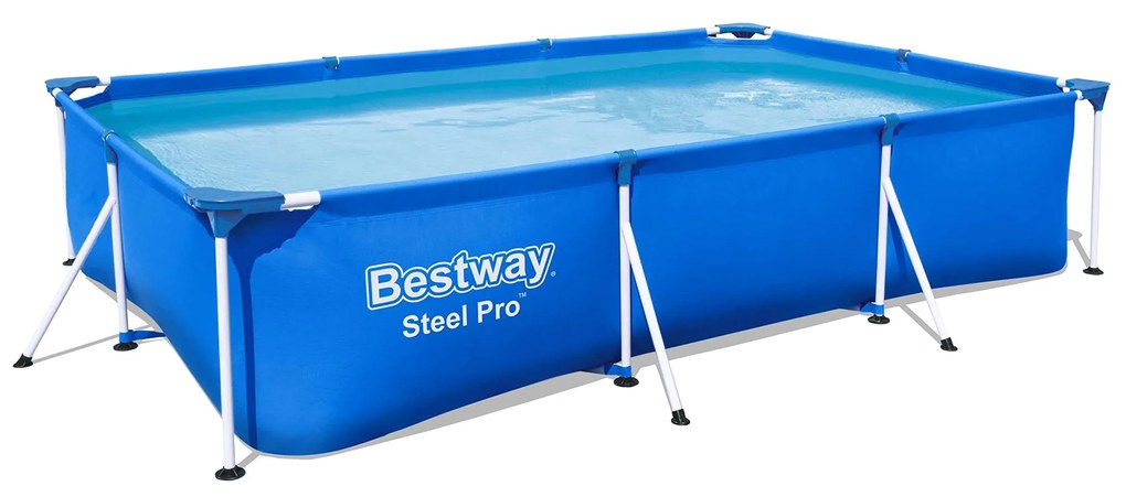 Bestway 56404 Piscina Fuori Terra Steel Pro Rettangolare da 300x201x66 cm