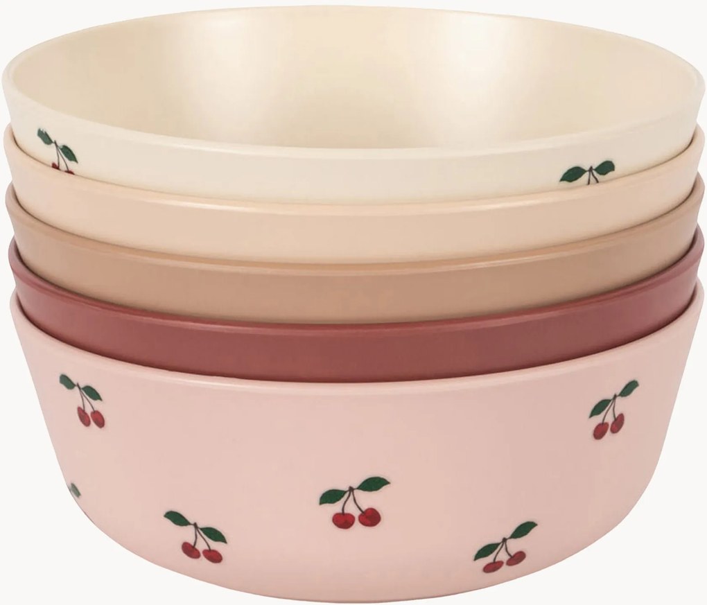 Set di 5 ciotole per bambini Cherry