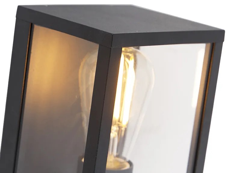 Applique da parete Industriale Nera 38 cm 2 luci IP44 - CHARLOIS