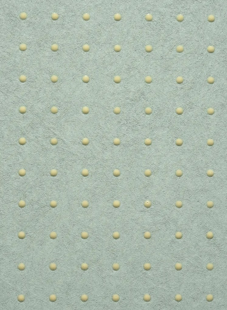 Arte International Carta da parati Dots - 31018 - Slightly Greyed English Green