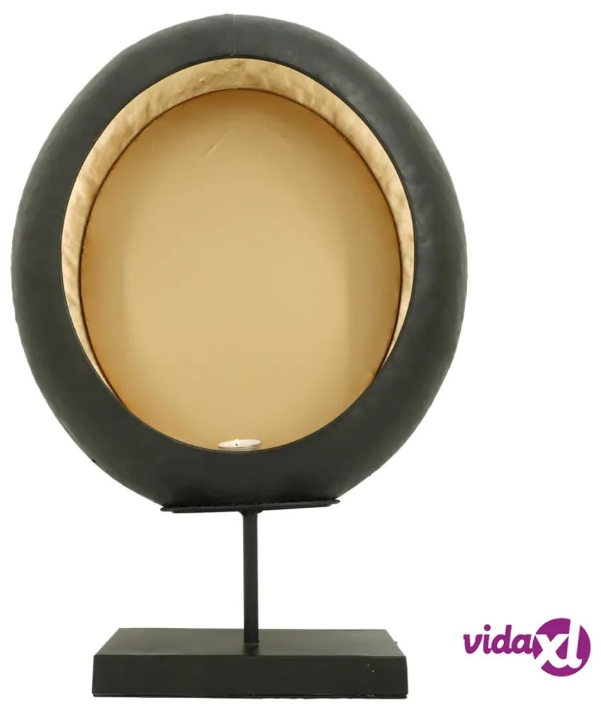Lesli Living Portacandele Ovale su Supporto 39,5x13x60 cm