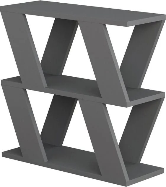 Tavolino da Soggiorno Laterale 57x60x22 cm in MDF Lazena Antracite...