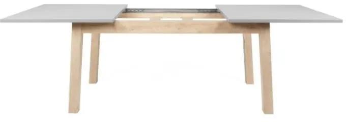 Tavolo moderno allungabile rovere grigio cm 90 x 160 -240