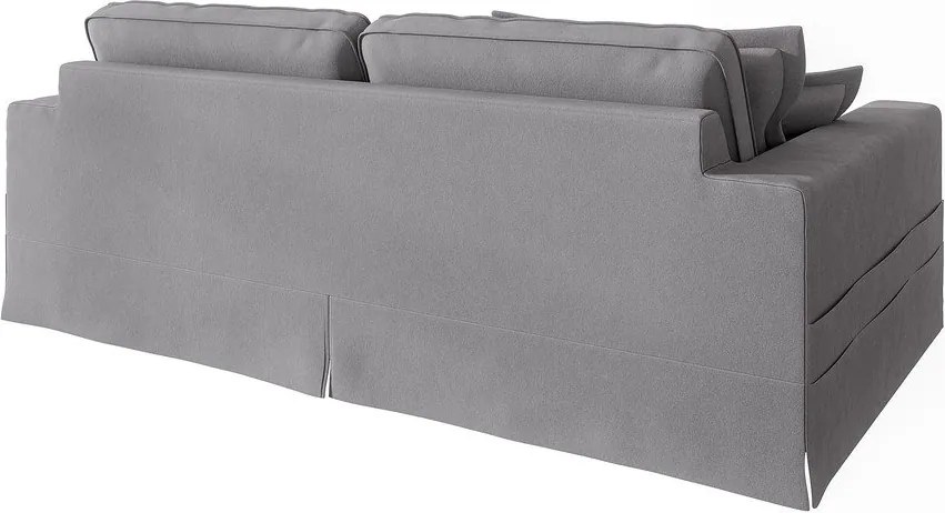 Divano grigio chiaro 236 cm Nora – Ropez