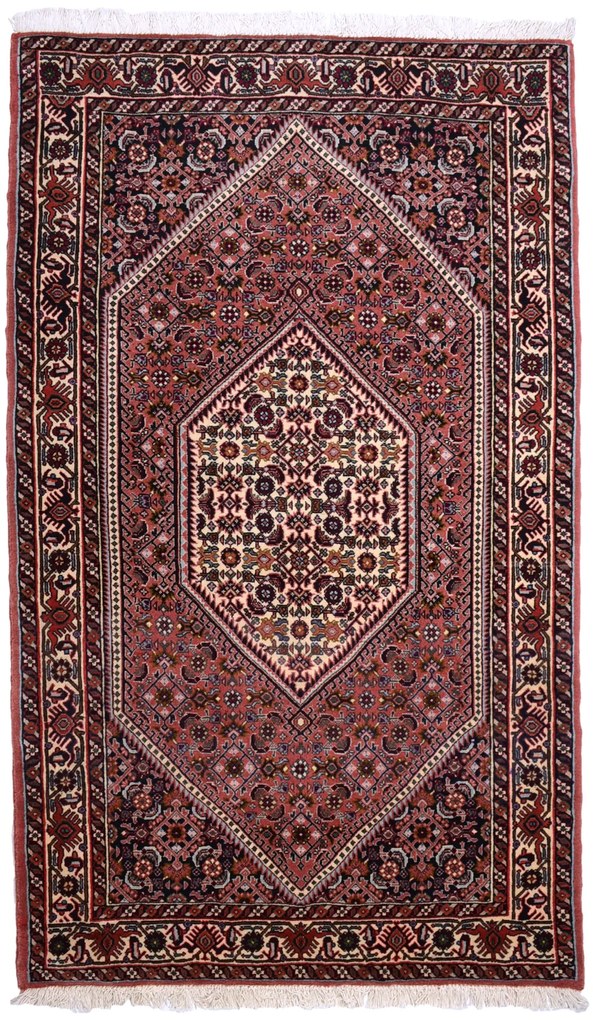 Bidjar Tappeto persiano 90x160 Rosso (Iran) Annodato A Mano
