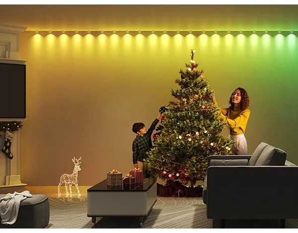 Govee - RGBIC LED Faretti a stringa 5m Wi-Fi