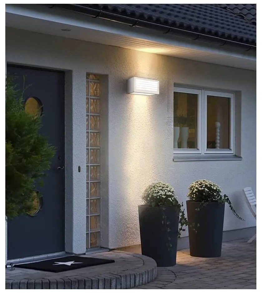 Applique Line Design - E27 Bianca IP65 per Esterni Base E27