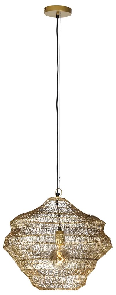 Lampada a sospensione orientale oro 45 cm x 40 cm - Vadi