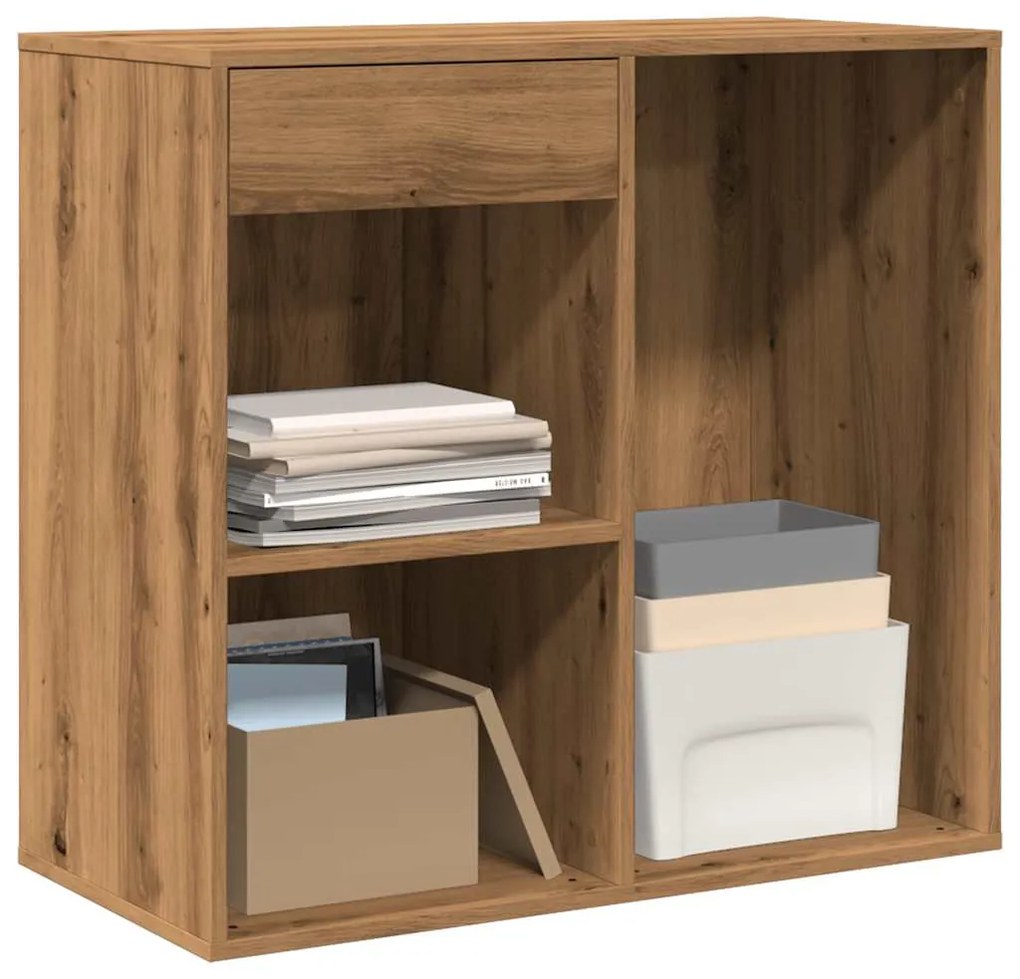 Armadietto Per Cosmetici Rovere Artigianale 80x40x75 Cm /