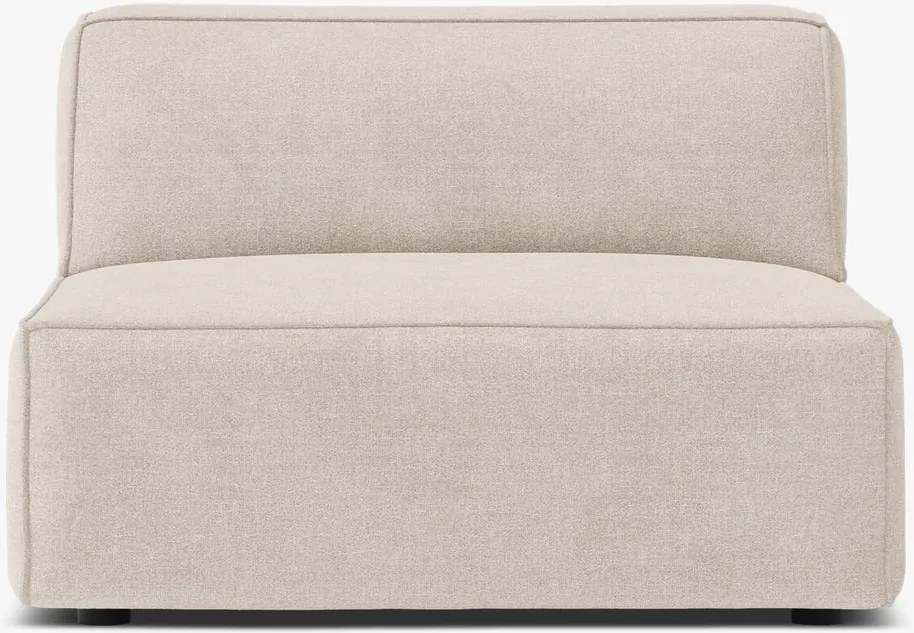 Modulo centrale Jodie con schienale in tessuto Liberty – L80 cm