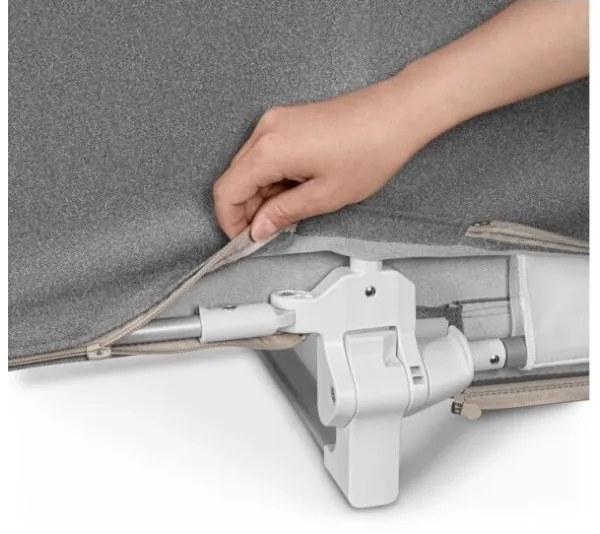 Lionelo - Barriera di sicurezza per letti LORA grigio scuro