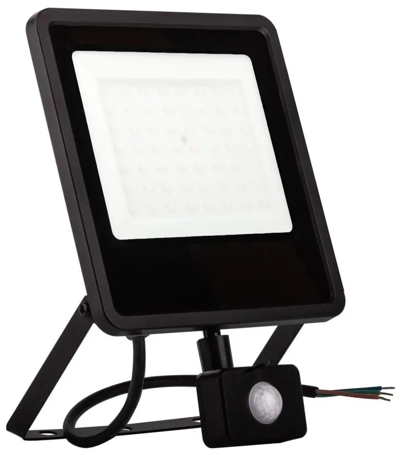 Proiettore da esterno a LED con sensore LED/50W/230V 4000K IP65 nero