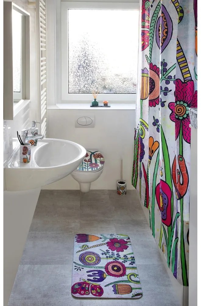 Tazza in ceramica per spazzolini da denti Rollin'Art Full Bloom - Wenko