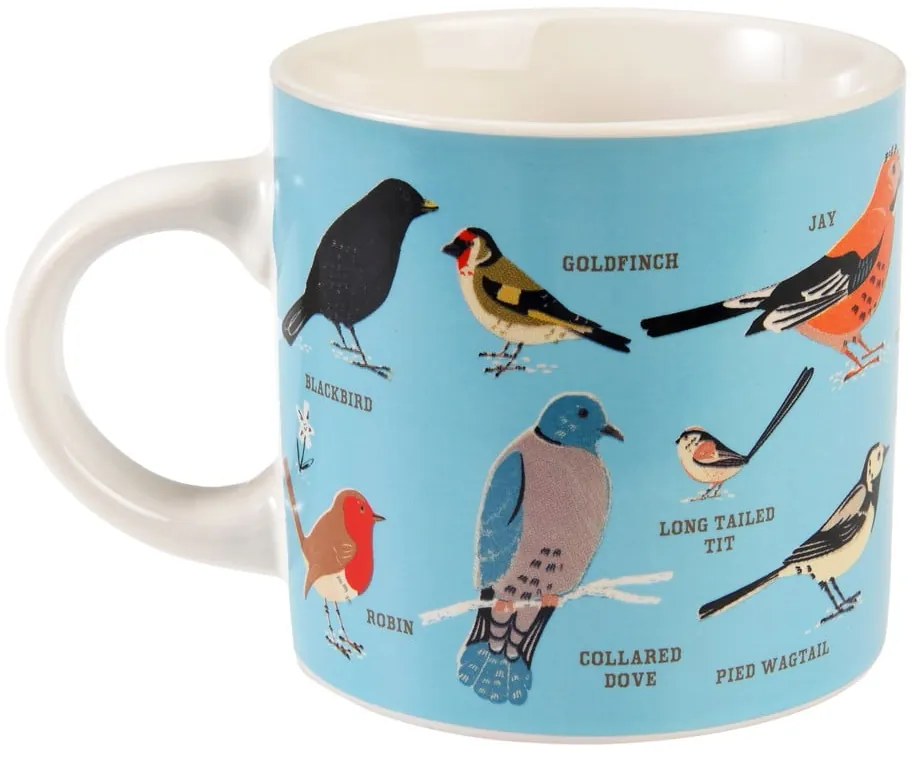 Tazza blu/color crema in ceramica 350 ml Garden Birds – Rex London
