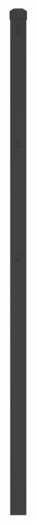 Testiera in metallo nero 107 cm