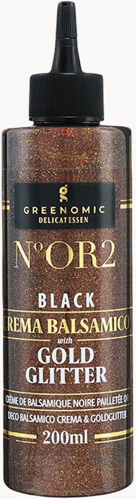 Crema di aceto balsamico con glitter oro, 2 pz