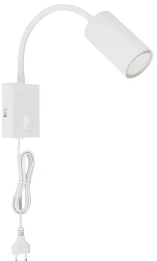 Globo 57911WW - Lampada da parete flessibile ROBBY 1xGU10/25W/230V bianco