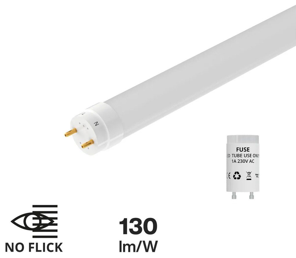Tubo LED 22W 150cm 130lm/w - Starter Incluso - Osram chip LED Colore Bianco Freddo 6.000K