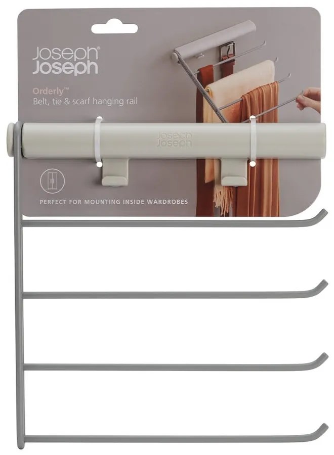 Portacravatte e portacinture in metallo Orderly - Joseph Joseph