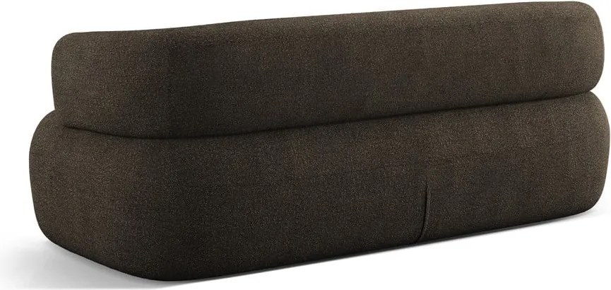 Divano in tessuto bouclé marrone 178 cm Jenny - Micadoni Home